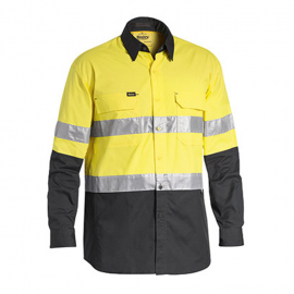 Bisley X-Airflow 3M Taped Hivis L/S Shirt