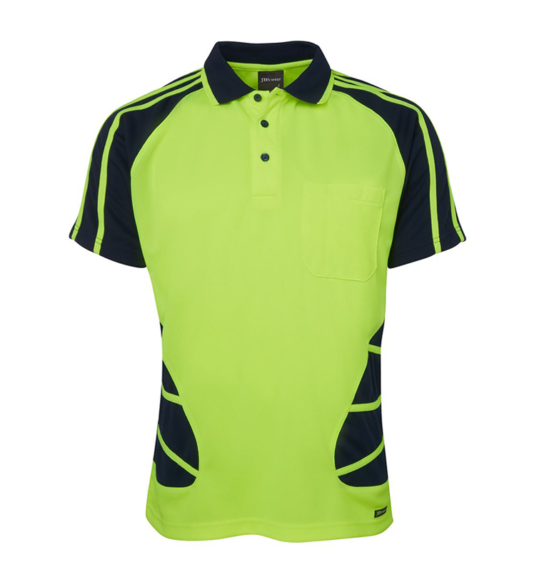 JB’s Wear Hi Vis S/S Spider Polo – Summit Workwear and Safety