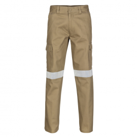 DNC Cotton Drill Cargo Pants with 3M Reflective Tape