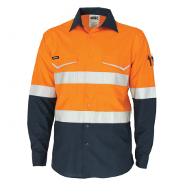 DNC Two Tone Ripstop L/S Shirt with Reflective CSR Tape