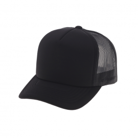Shiny Contrast Truckers Cap