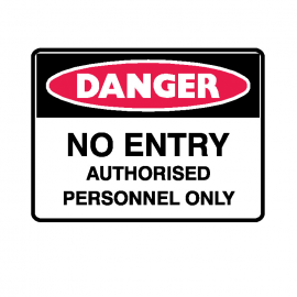Danger No Entry