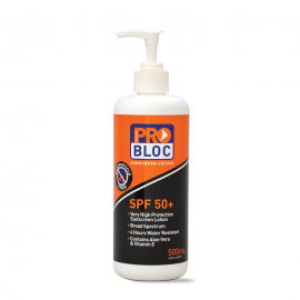Pro Bloc Sunscreen 500ml Pump Pack Bottle