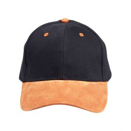 Shiny Suede Peak Cap