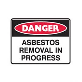 Danger Asbestos Removal Sign