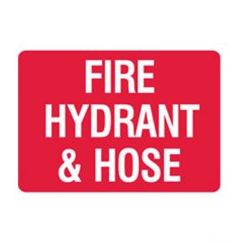Fire Hydrant & Hose Sign