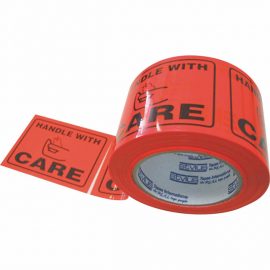 Printed Label Tape - Handle With Care