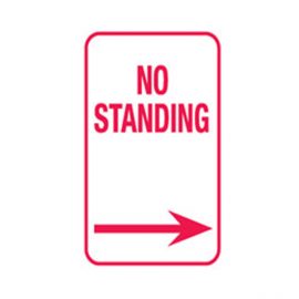 No Standing Sign