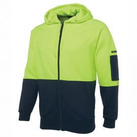 JB's Wear Hivis Full Zip Hoodie