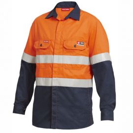 Yakka FR Hivis Two-Tone L/S Shirt Taped