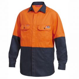 Yakka FR Hivis Two-Tone L/S Shirt