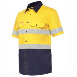 Yakka Koolgear Hivis Two-Tone S/S Shirt