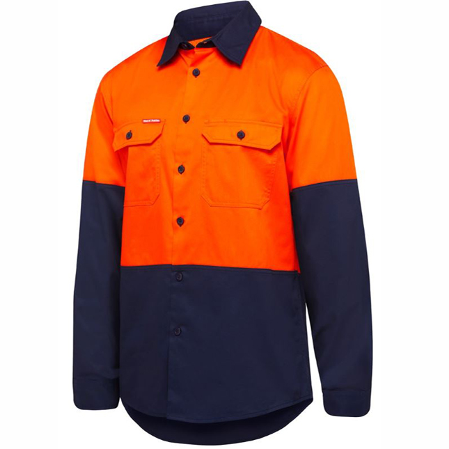Yakka Two-Tone Hivis Vented L/S Shirt – Summit Workwear and Safety