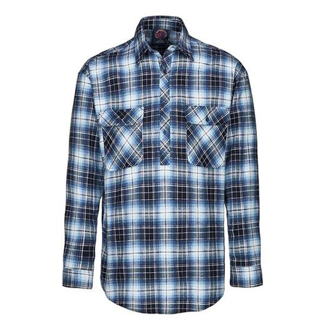 Milton Closed Front L/S Flannel Shirt – Summit Workwear and Safety