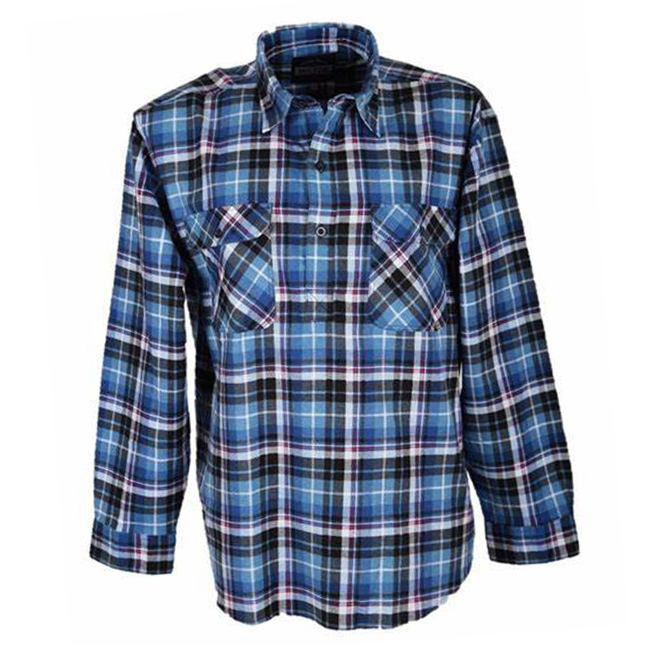 Milton Closed Front L/S Flannel Shirt – Summit Workwear and Safety